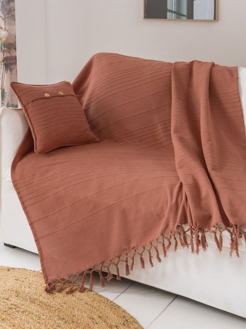 Becquet - Jeté de fauteuil ORION en coton - Kiabi