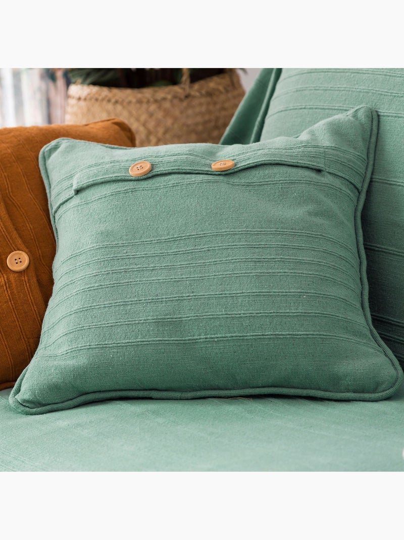 Becquet - Jeté de fauteuil ORION en coton Vert clair - Kiabi