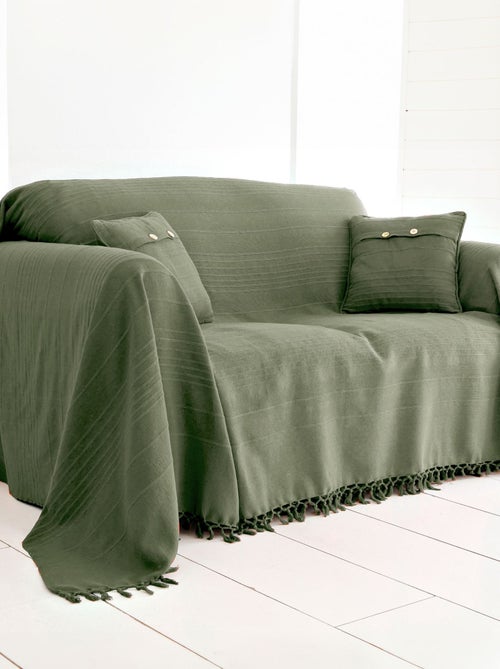 Becquet - Jeté de fauteuil ORION en coton - Kiabi