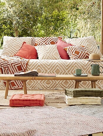 Becquet - Jeté de fauteuil TUFT MEDINA en coton