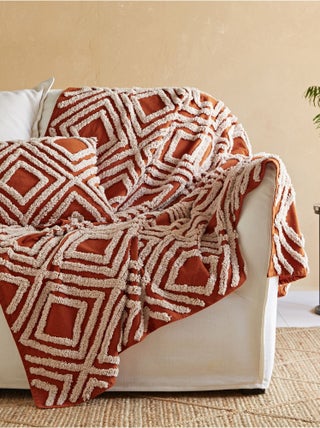 Becquet - Jeté de fauteuil TUFT MEDINA en coton