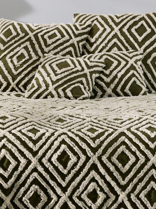 Becquet - Jeté de fauteuil TUFT MEDINA en coton - Kiabi Becquet - Jeté de fauteuil TUFT MEDINA en coton - Kiabi