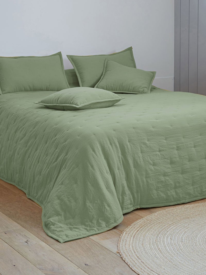 Becquet - Jeté de lit CELESTE en polyester Vert foncé - Kiabi