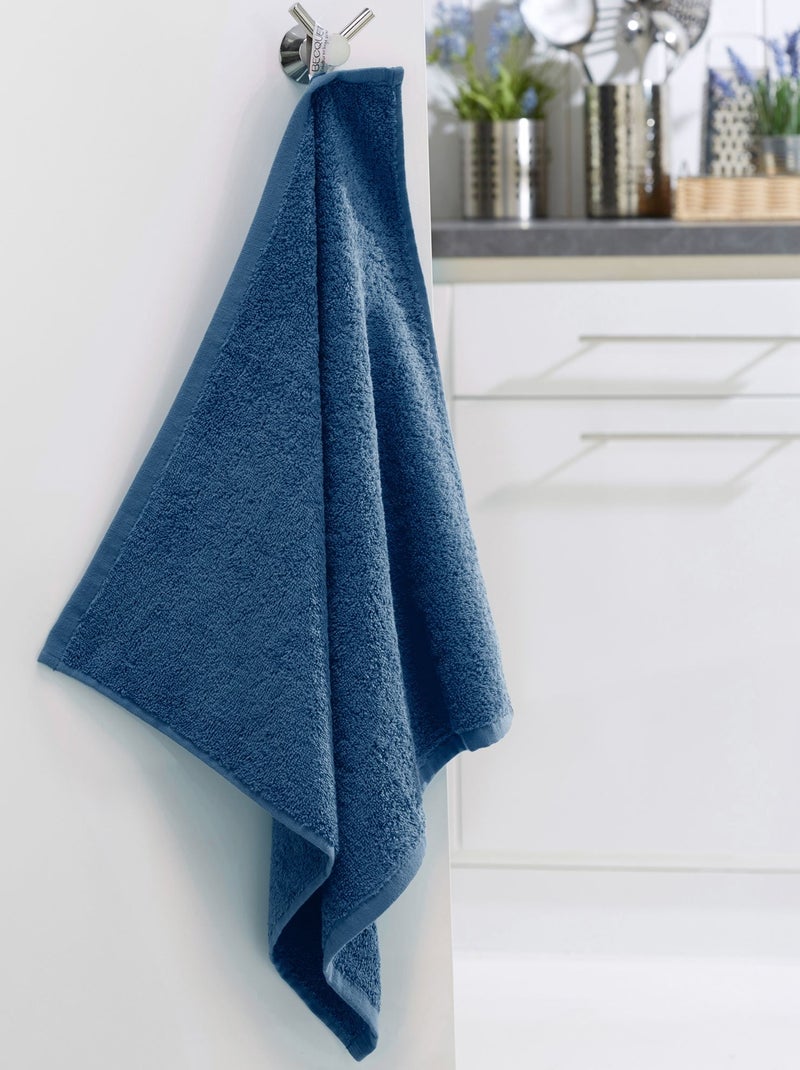 Becquet - Lot de 2 essuie-mains PRATIK en coton Bleu marine - Kiabi
