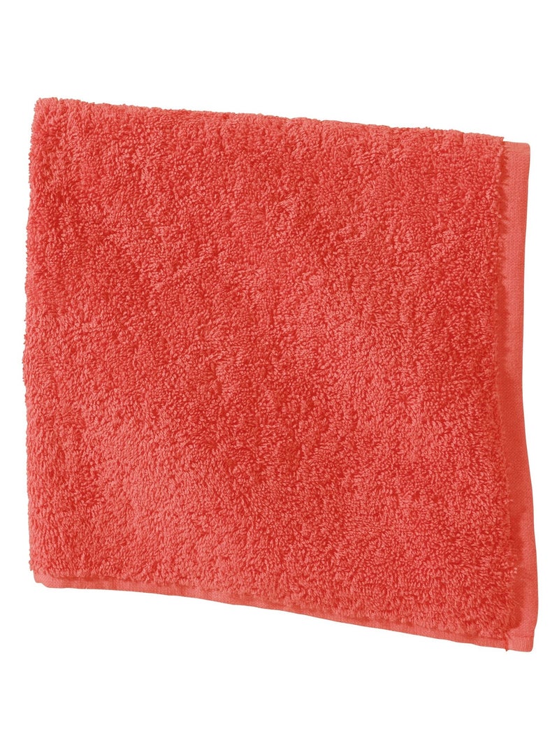 Becquet - Lot de 2 essuie-mains PRATIK en coton Orange corail - Kiabi