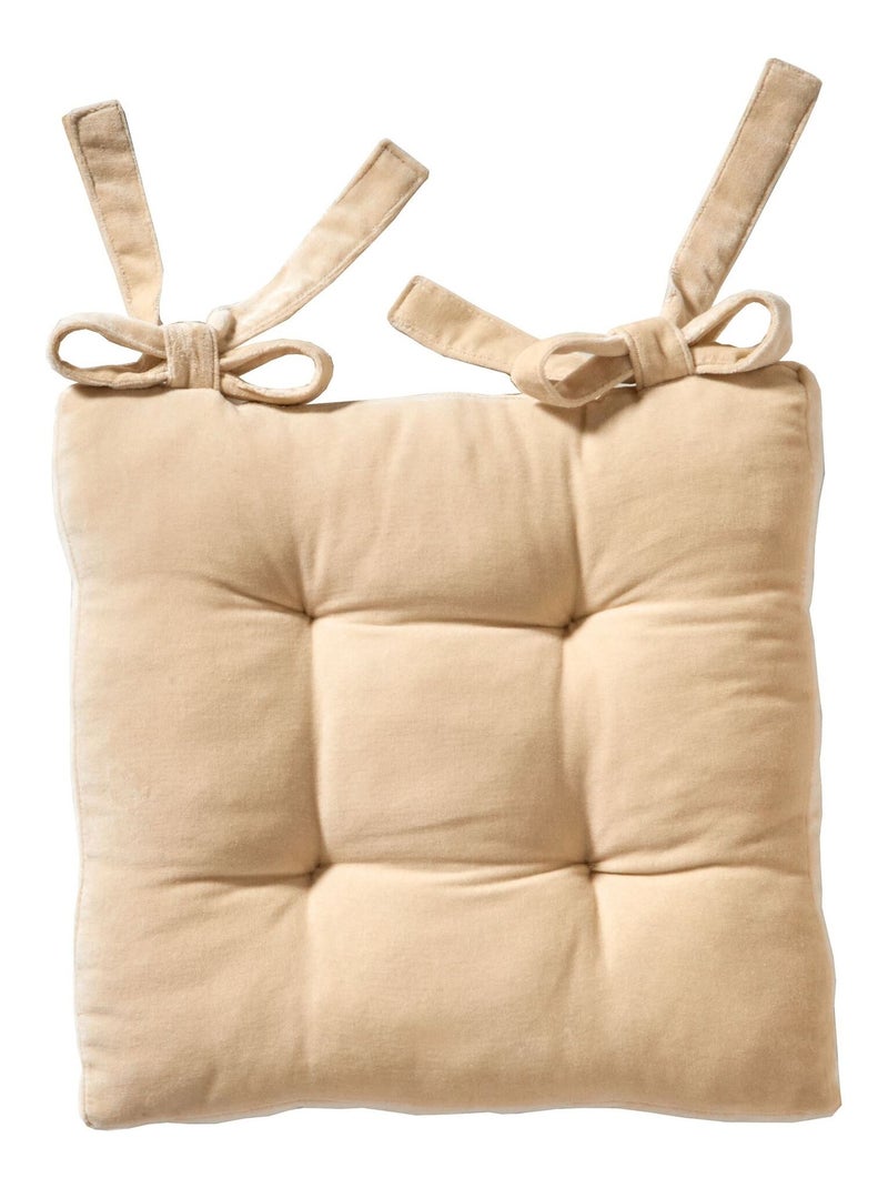 Becquet - Lot de 2 galette DANI en coton Beige - Kiabi
