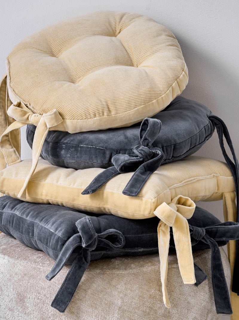 Becquet - Lot de 2 galette DONA en coton Beige - Kiabi