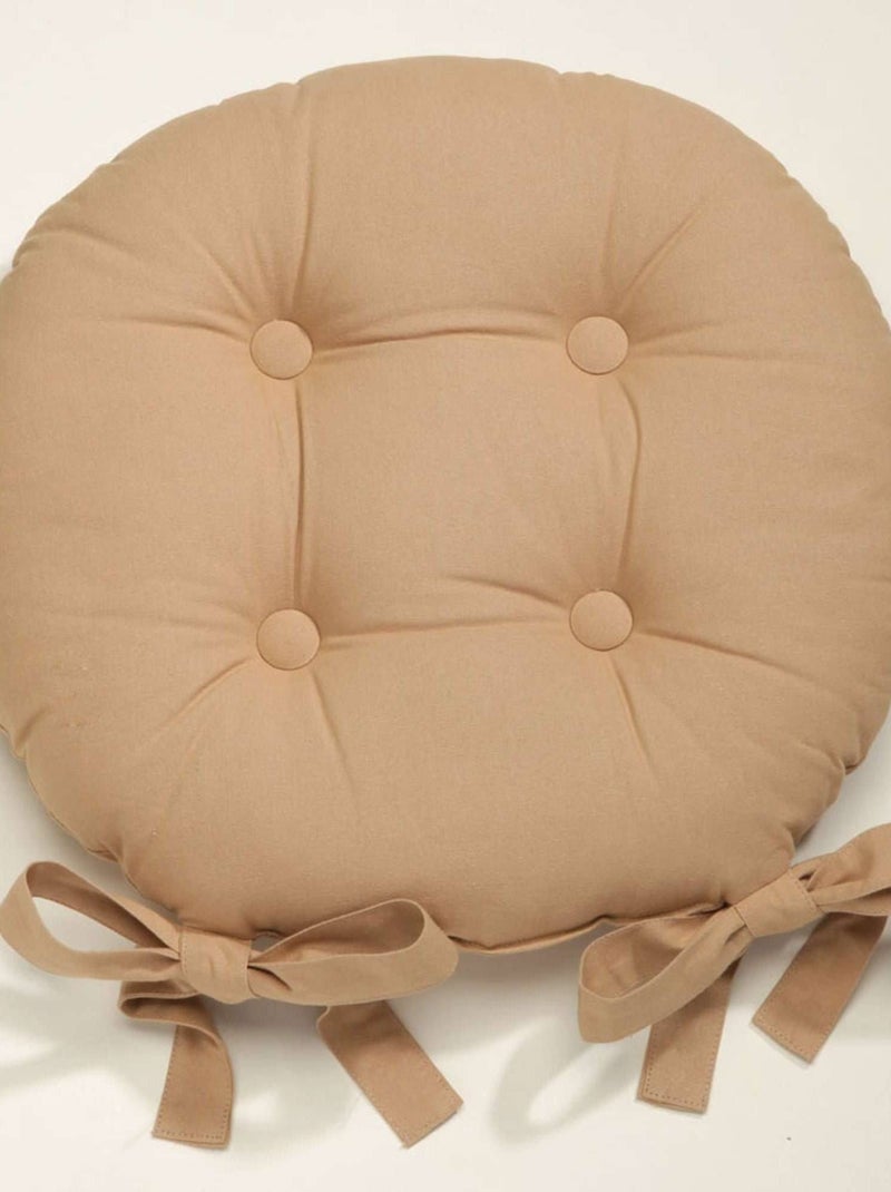 Becquet - Lot de 2 galette LOLI en coton Beige - Kiabi