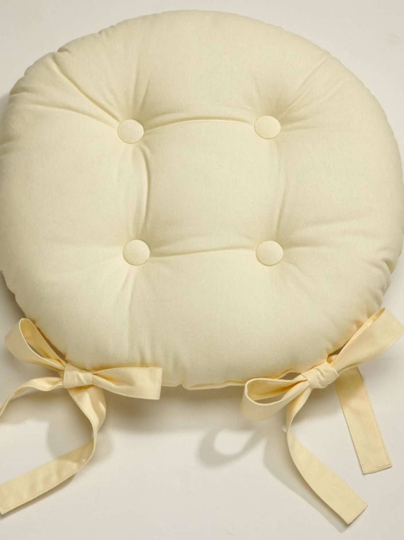 Becquet - Lot de 2 galette LOLI en coton Beige sable - Kiabi