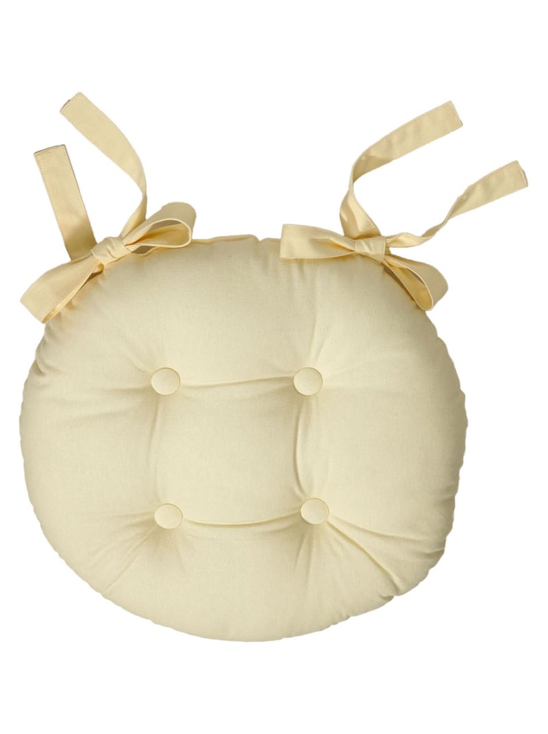 Becquet - Lot de 2 galette LOLI en coton Beige sable - Kiabi