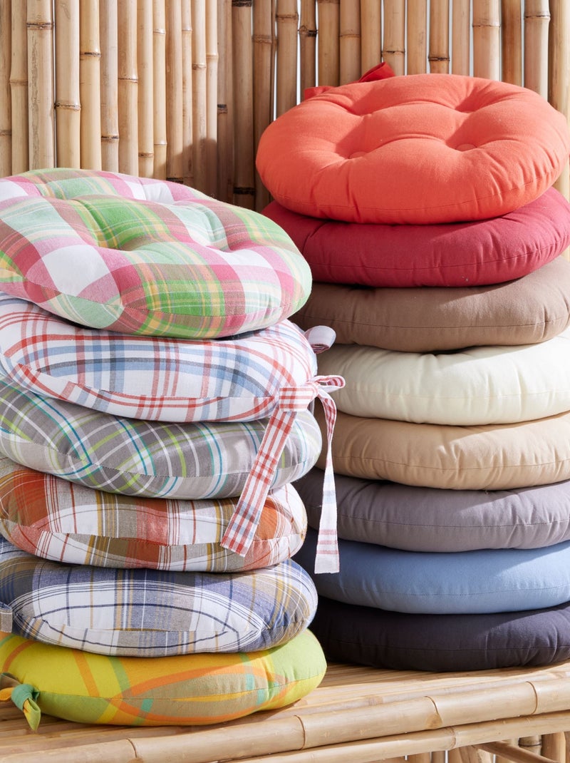 Becquet - Lot de 2 galette LOLI en coton Bleu foncé - Kiabi