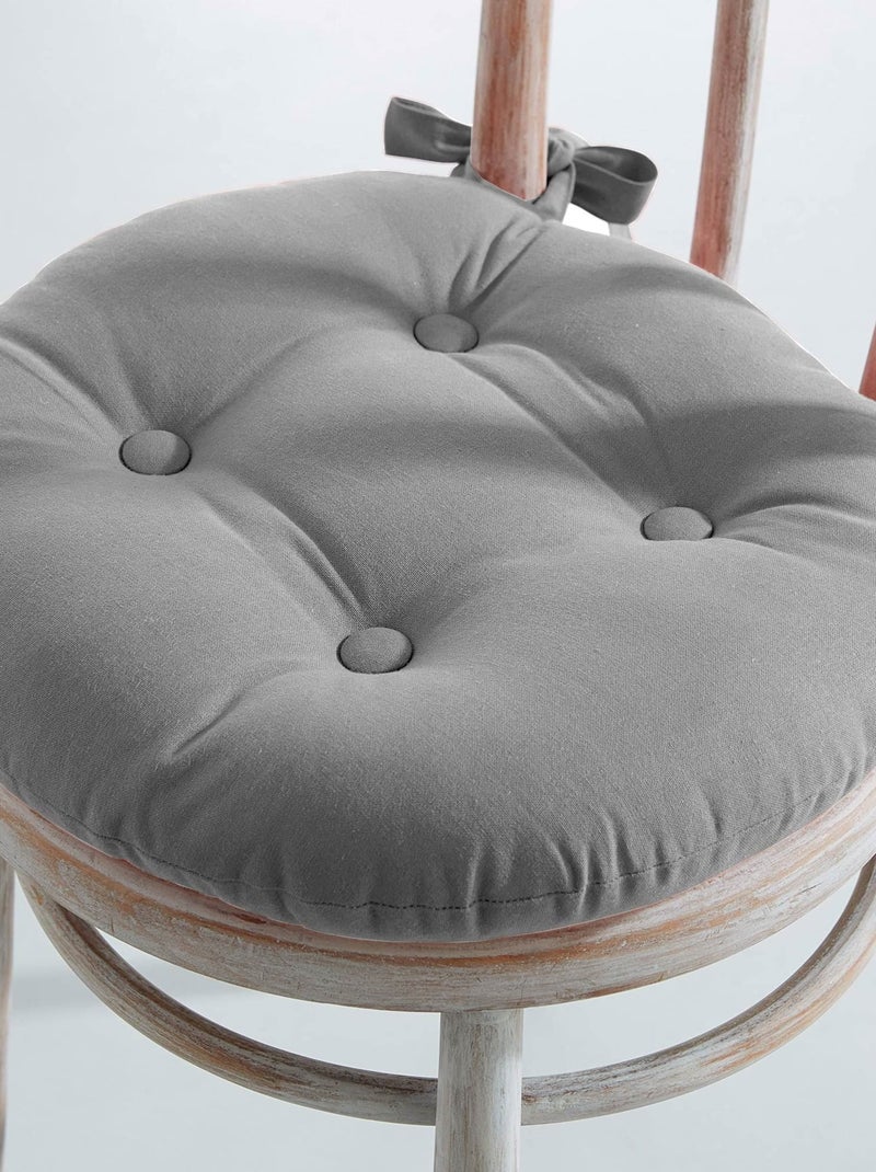 Becquet - Lot de 2 galette LOLI en coton Gris moyen - Kiabi