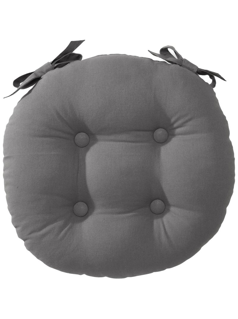 Becquet - Lot de 2 galette LOLI en coton Gris moyen - Kiabi