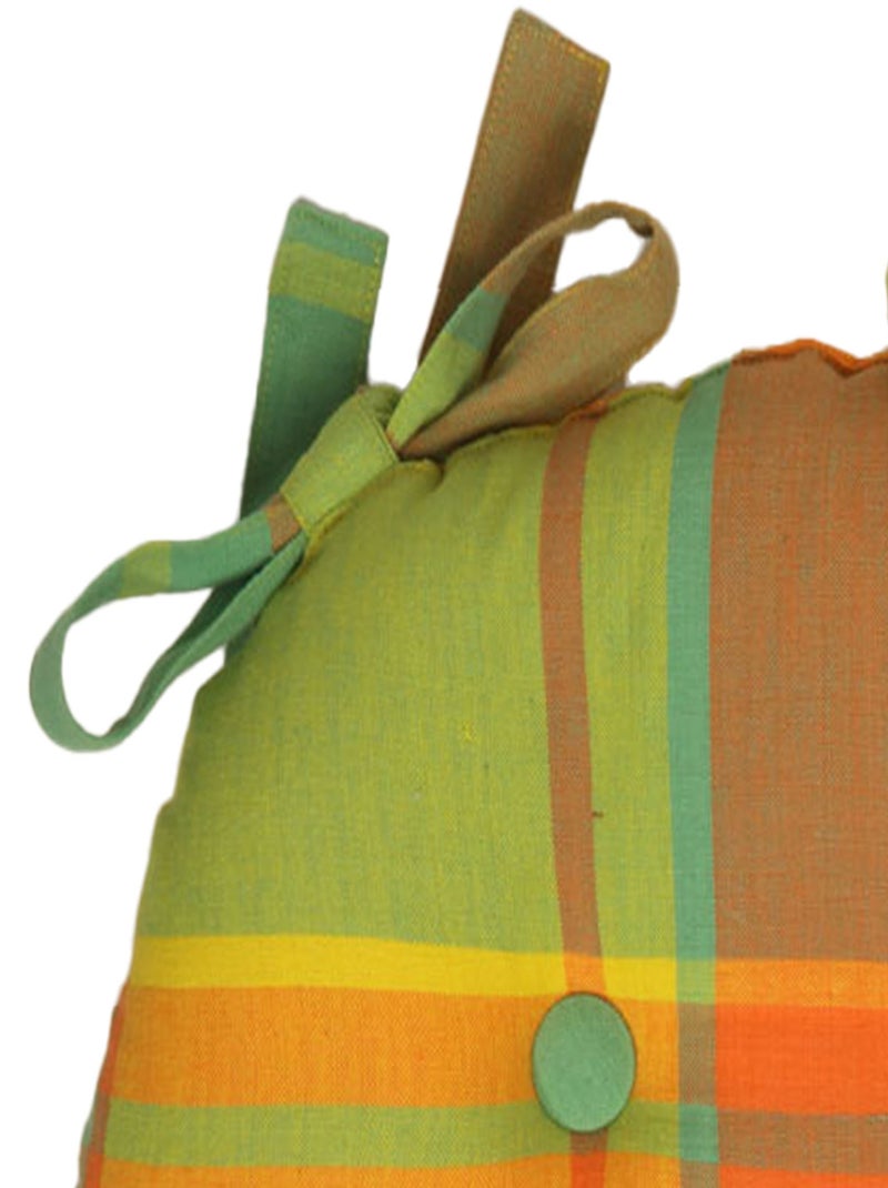 Becquet - Lot de 2 galette LOLI en coton Jaune - Kiabi