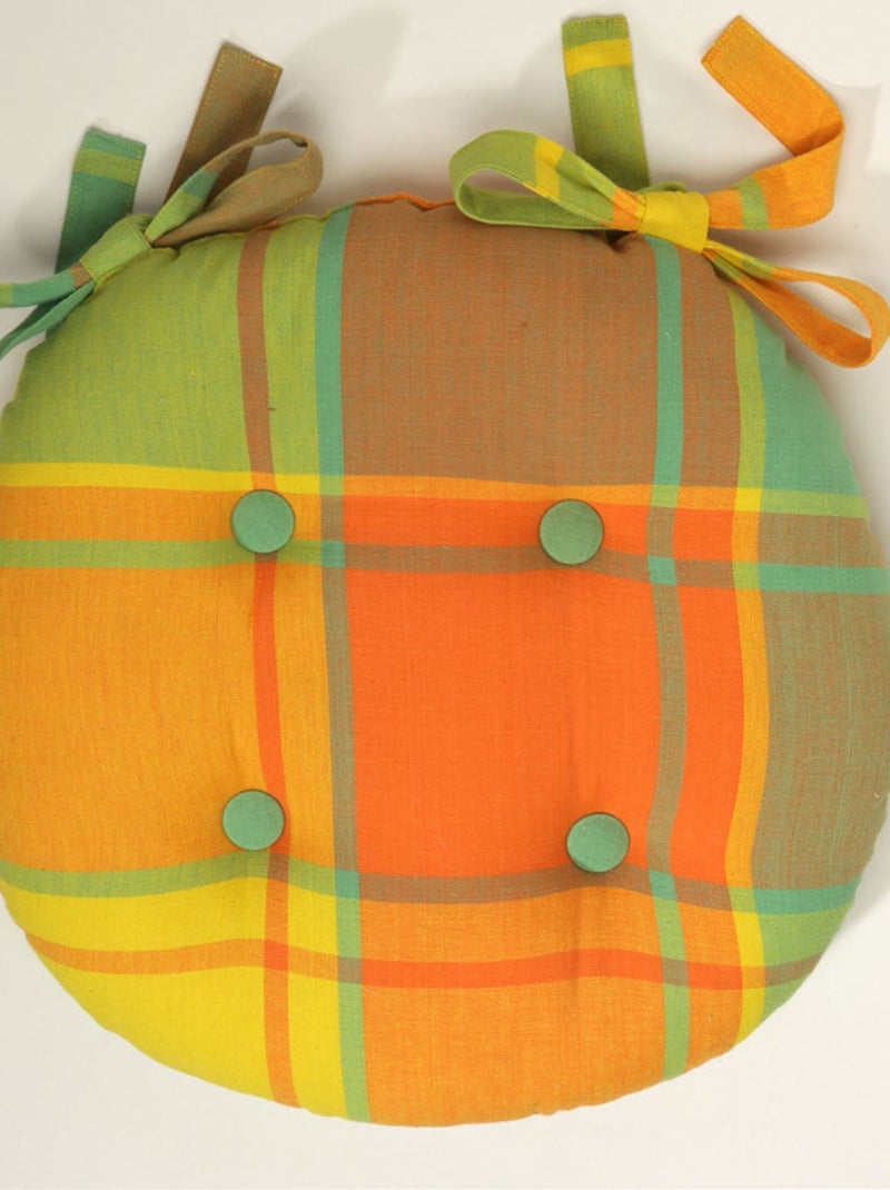 Becquet - Lot de 2 galette LOLI en coton Jaune - Kiabi