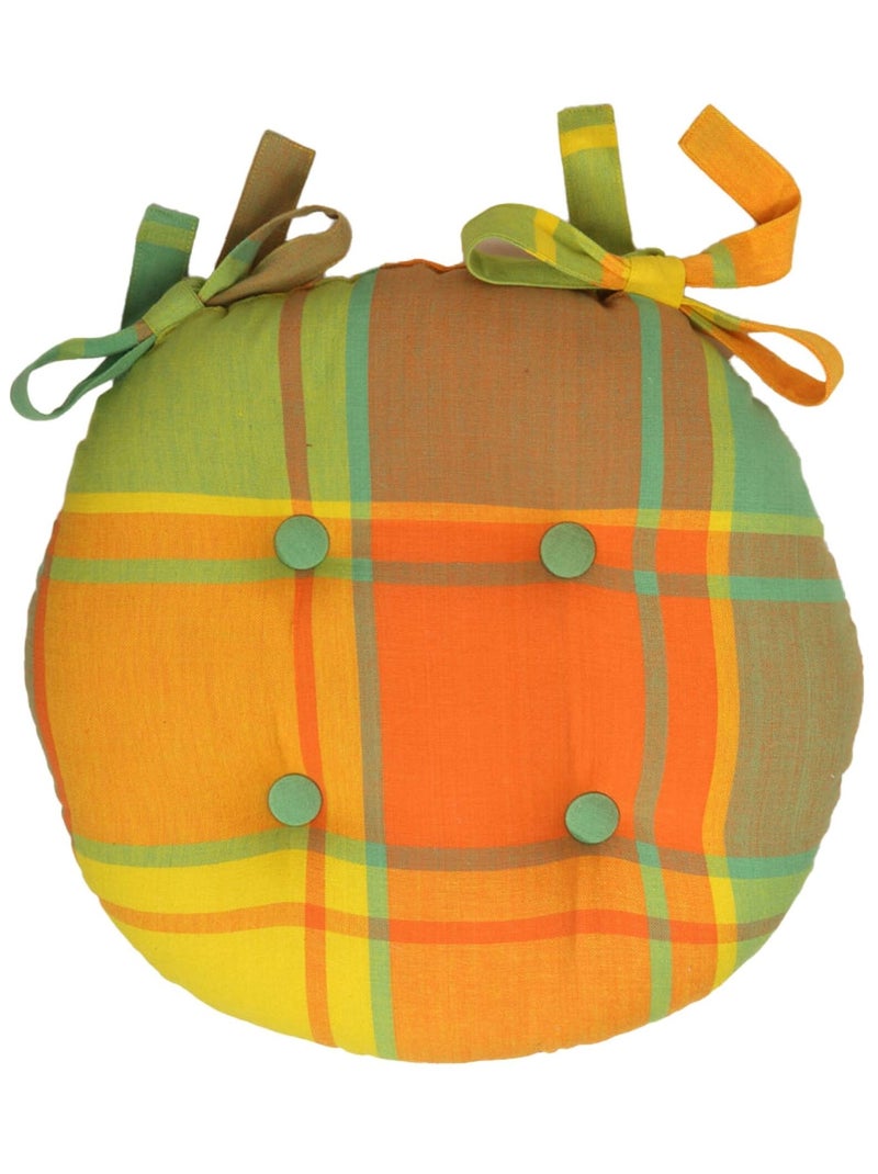 Becquet - Lot de 2 galette LOLI en coton Jaune - Kiabi