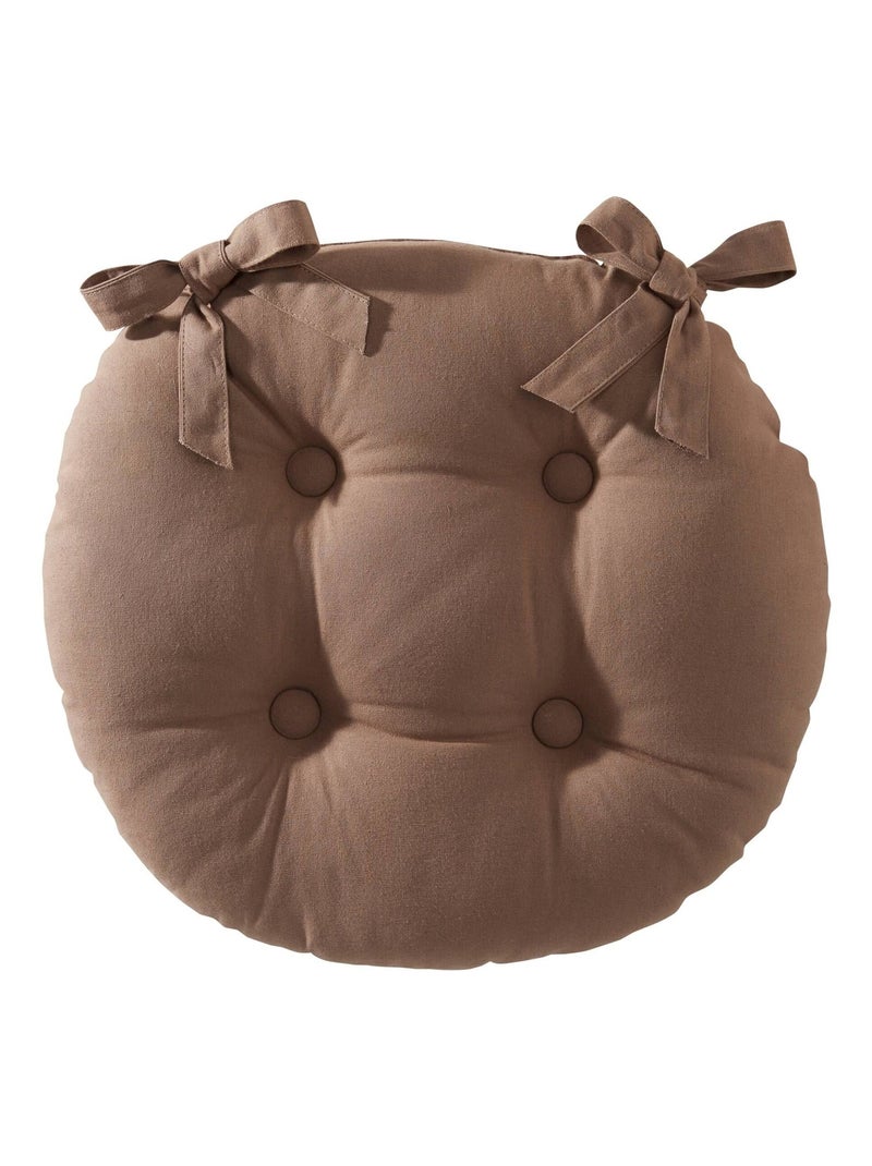 Becquet - Lot de 2 galette LOLI en coton Taupe - Kiabi