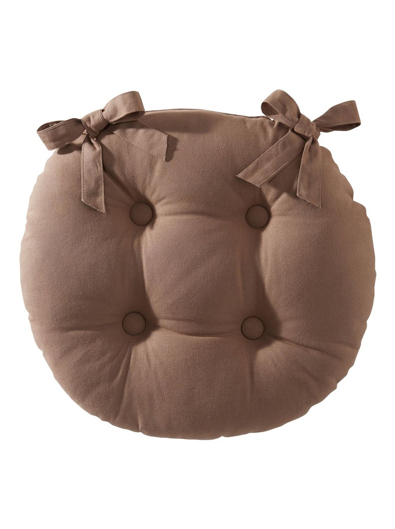 Becquet - Lot de 2 galette LOLI en coton Taupe - Kiabi