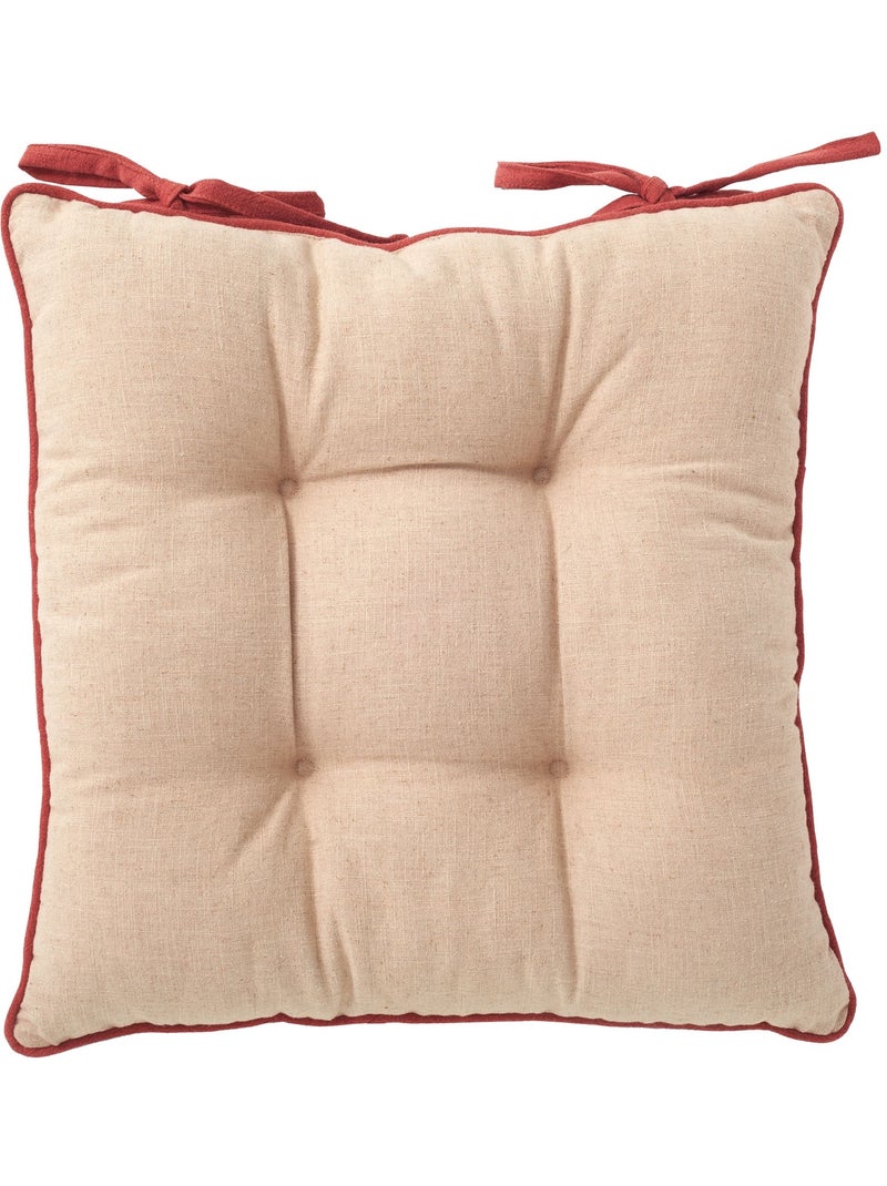 Becquet - Lot de 2 galette NATA en lin Beige - Kiabi