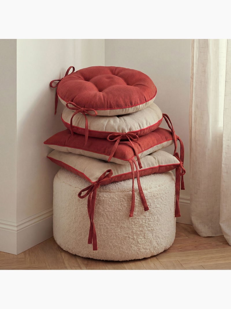 Becquet - Lot de 2 galette NATA en lin Beige - Kiabi