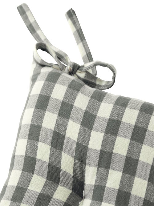 Becquet - Lot de 2 galette VICHY en coton - Kiabi