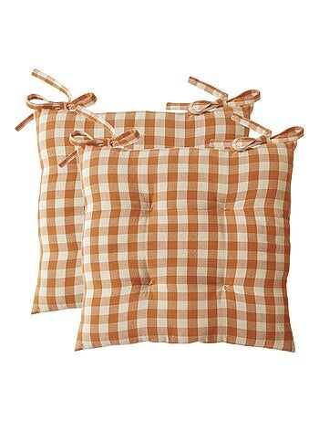 Becquet - Lot de 2 galette VICHY en coton