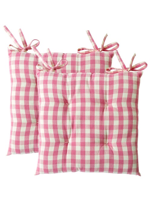 Becquet - Lot de 2 galette VICHY en coton - Kiabi