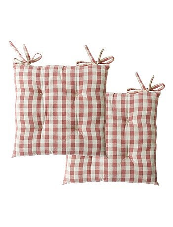 Becquet - Lot de 2 galette VICHY en coton