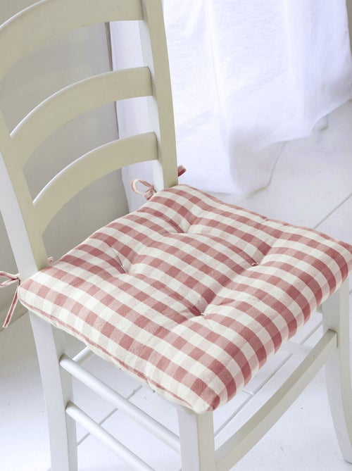 Becquet - Lot de 2 galette VICHY en coton - Kiabi