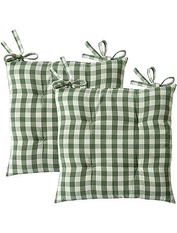 Becquet - Lot de 2 galette VICHY en coton