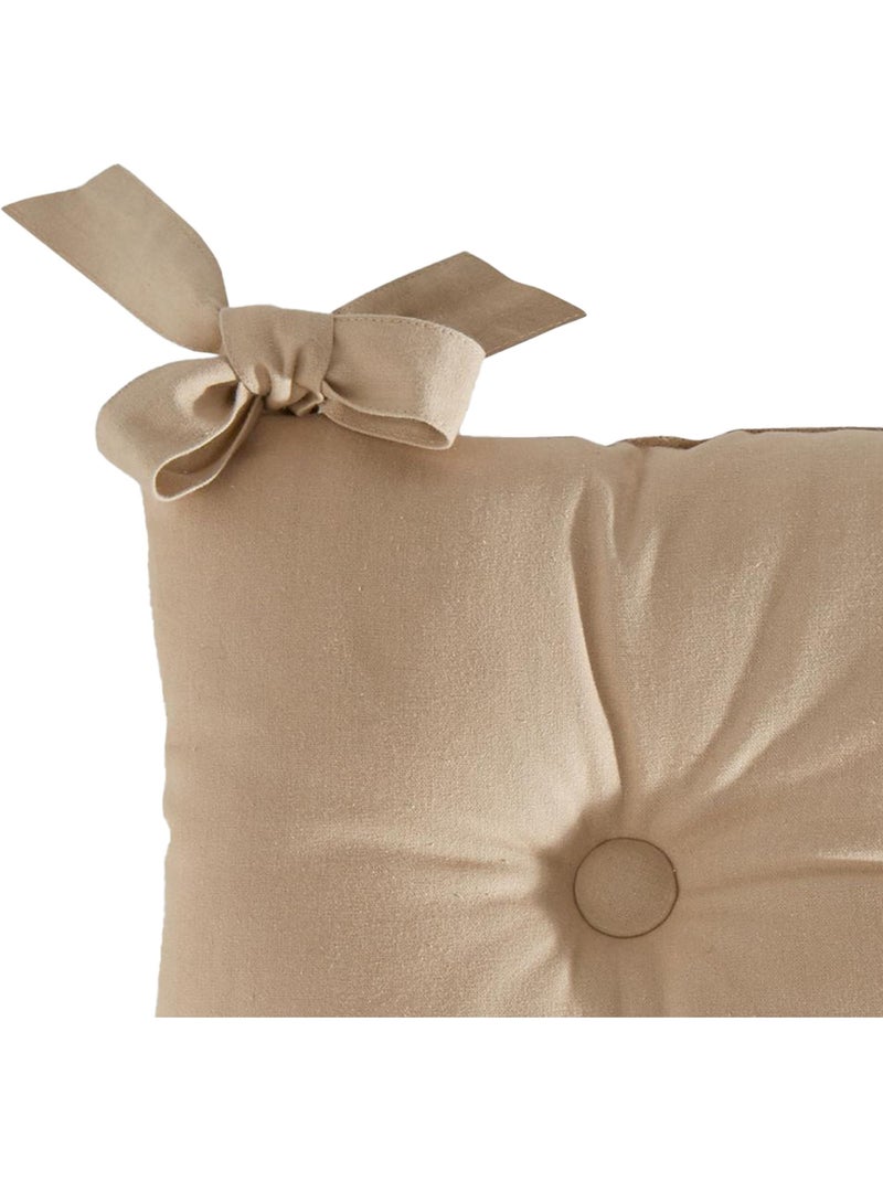 Becquet - Lot de 2 Galettes LOAN en coton Beige - Kiabi