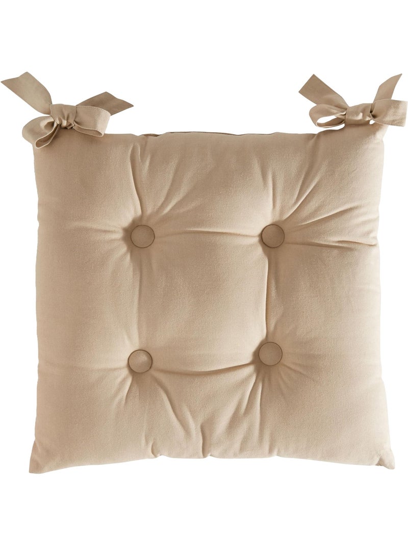 Becquet - Lot de 2 Galettes LOAN en coton Beige - Kiabi