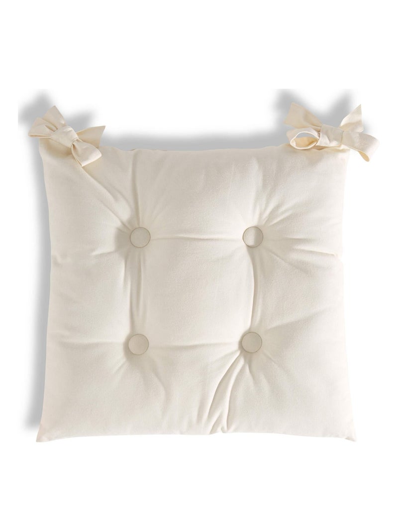Becquet - Lot de 2 Galettes LOAN en coton Beige sable - Kiabi
