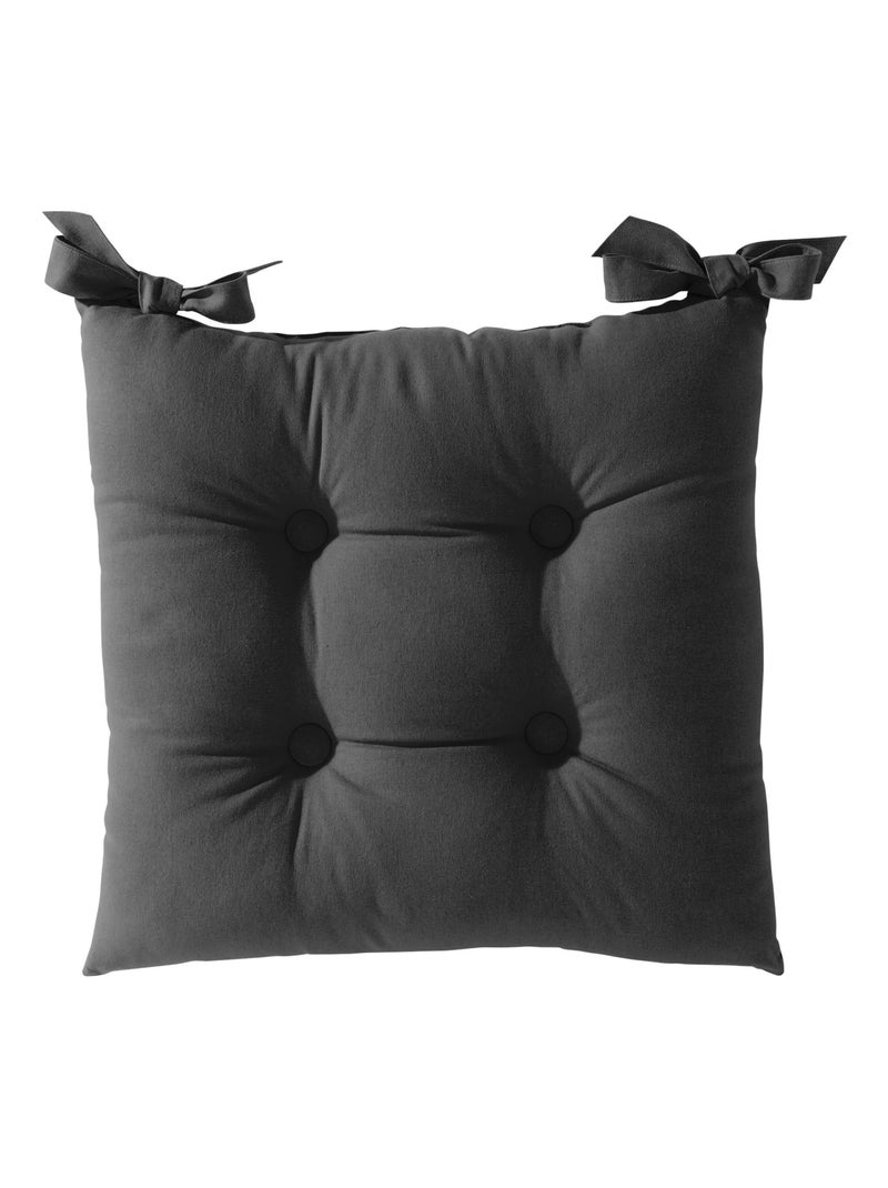 Becquet - Lot de 2 Galettes LOAN en coton Gris foncé - Kiabi