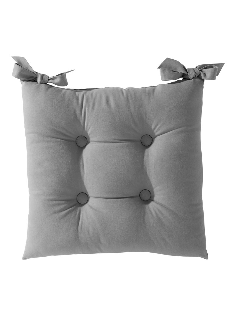 Becquet - Lot de 2 Galettes LOAN en coton Gris moyen - Kiabi