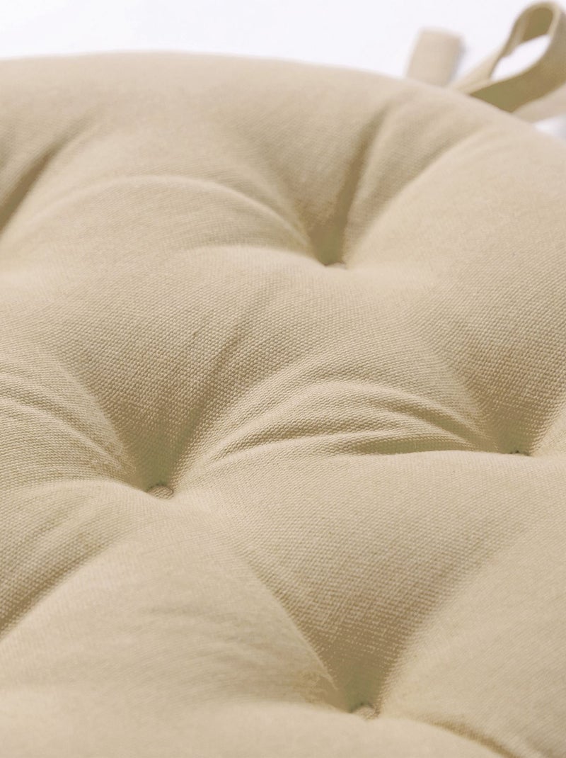 Becquet - Lot de 2 Galettes SEIZO en coton Beige - Kiabi