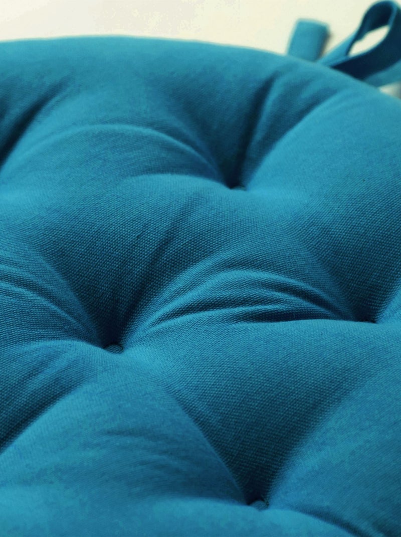 Becquet - Lot de 2 Galettes SEIZO en coton Bleu canard - Kiabi