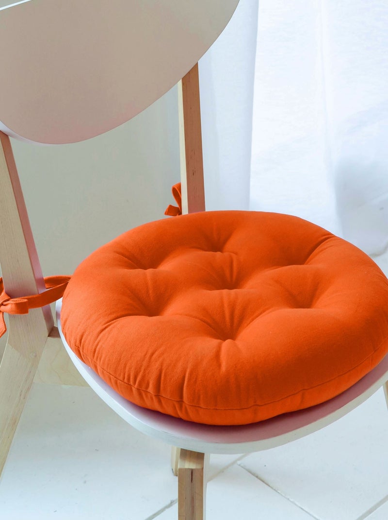 Becquet - Lot de 2 Galettes SEIZO en coton Orange mandarine - Kiabi