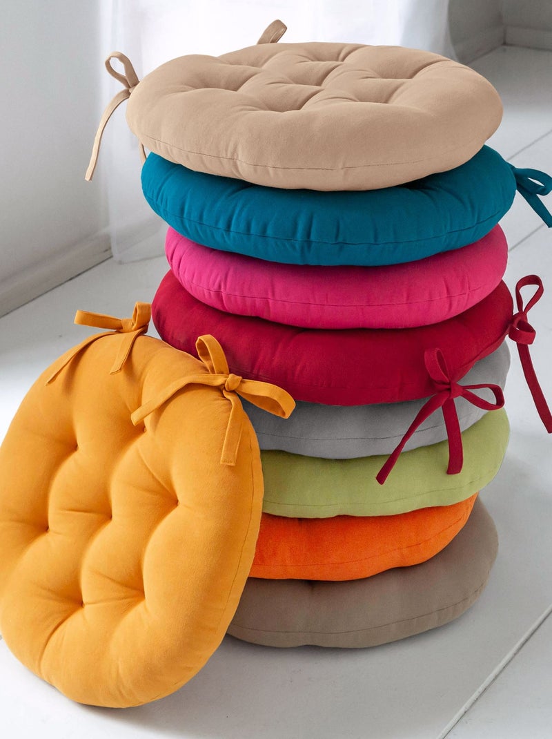 Becquet - Lot de 2 Galettes SEIZO en coton Orange mandarine - Kiabi