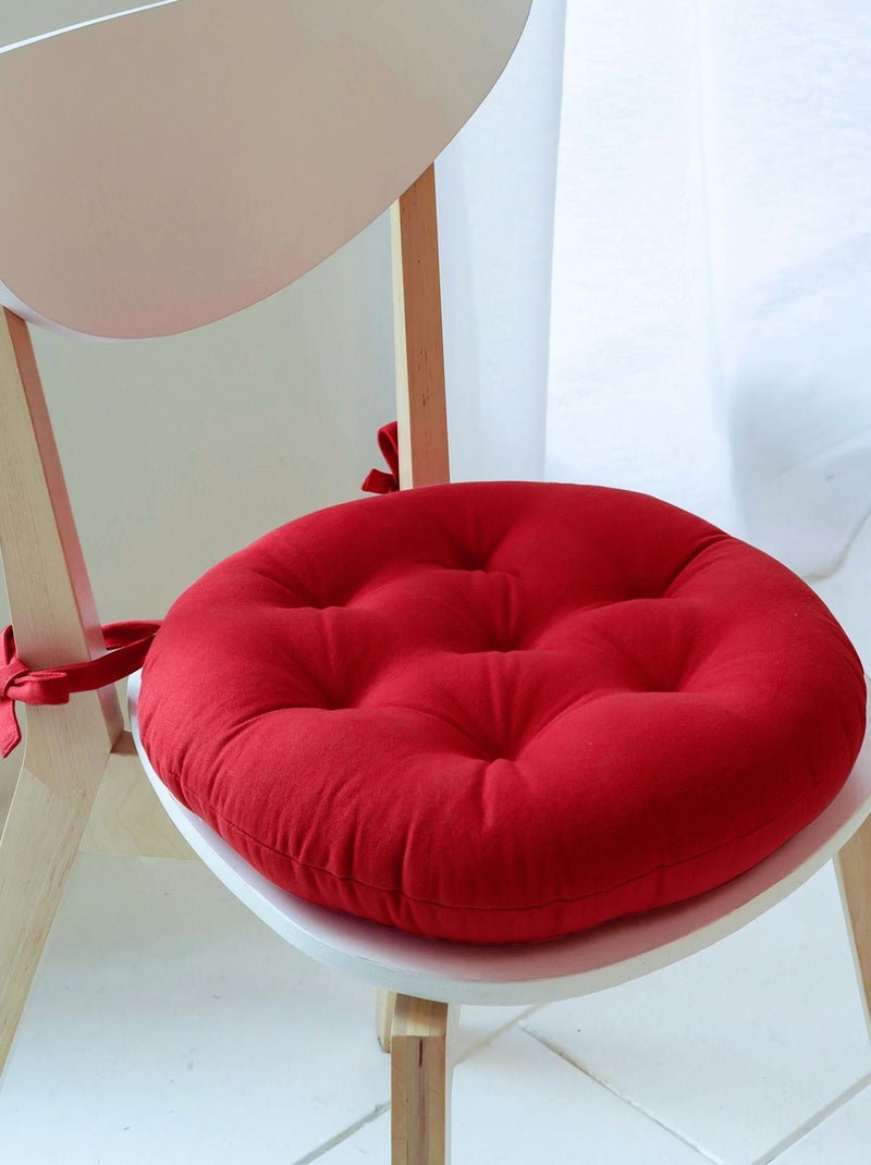 Becquet - Lot de 2 Galettes SEIZO en coton Rouge cerise - Kiabi