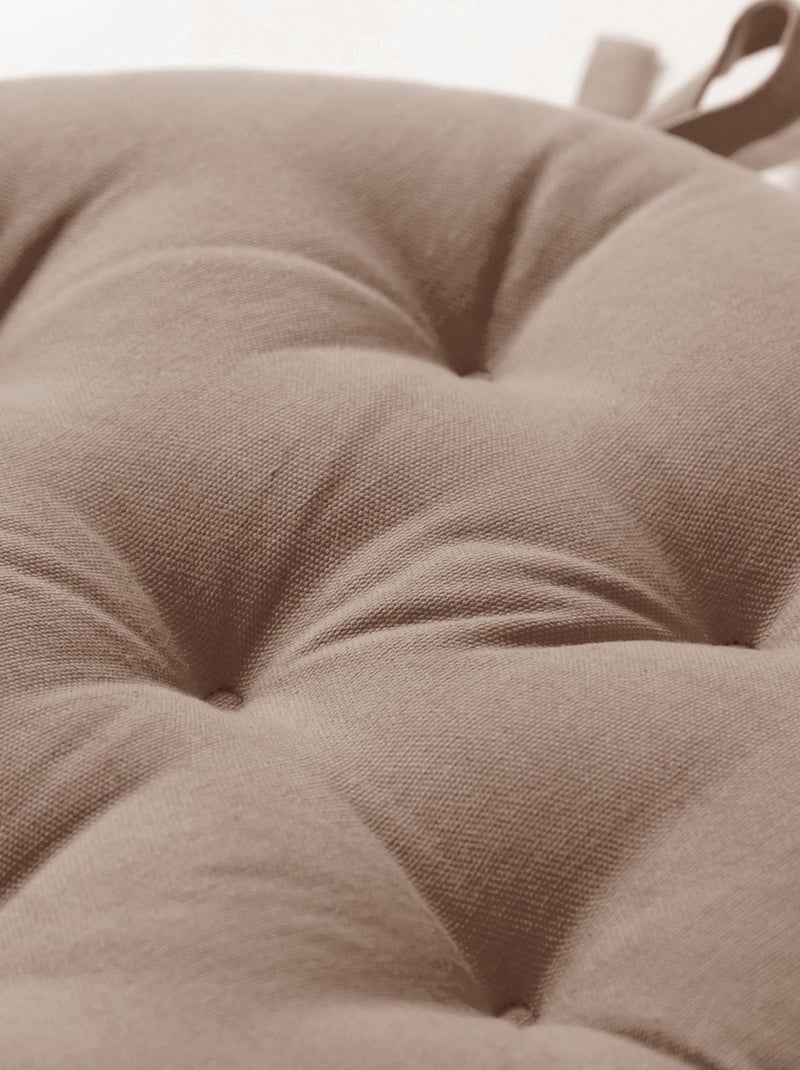 Becquet - Lot de 2 Galettes SEIZO en coton Taupe - Kiabi