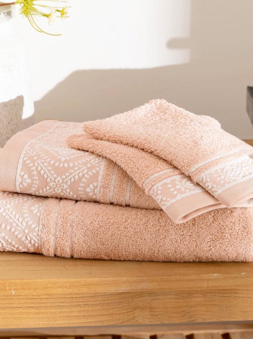 Becquet - Lot de 2 gant de toilette BYSANTINE en coton - Kiabi