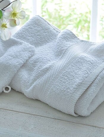 Becquet - Lot de 2 gant de toilette CLAIRE en coton