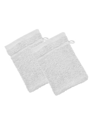 Becquet - Lot de 2 gant de toilette CLAIRE en coton