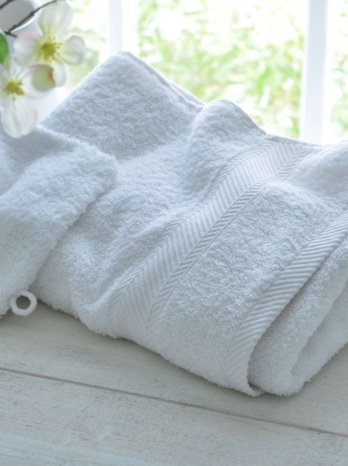 Becquet - Lot de 2 gant de toilette CLAIRE en coton - Kiabi