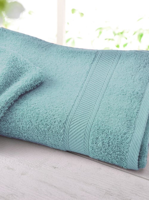 Becquet - Lot de 2 gant de toilette CLAIRE en coton - Kiabi