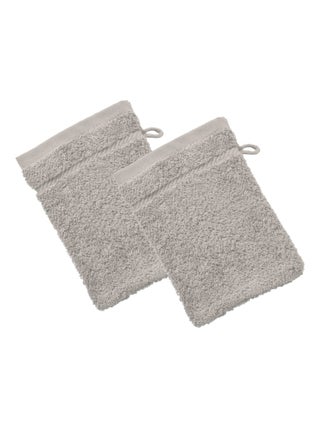 Becquet - Lot de 2 gant de toilette CLAIRE en coton