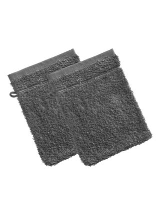 Becquet - Lot de 2 gant de toilette CLAIRE en coton
