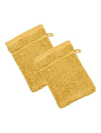 Becquet - Lot de 2 gant de toilette CLAIRE en coton