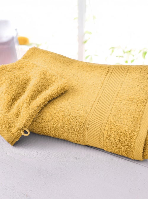 Becquet - Lot de 2 gant de toilette CLAIRE en coton - Kiabi